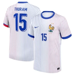 Thuram #15 Frankreich Fußballtrikot EM 2024 Auswärtstrikot Herren