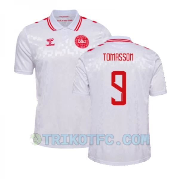 Tomasson #9 Dänemark Fußballtrikots EM 2024 Auswärtstrikot Herren