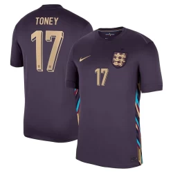 Toney #17 England Fußballtrikot EM 2024 Auswärtstrikot Herren