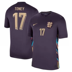 Toney #17 England Fußballtrikots EM 2024 Auswärtstrikot Herren