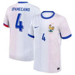 Upamecano #4 Frankreich Fußballtrikots EM 2024 Auswärtstrikot Herren