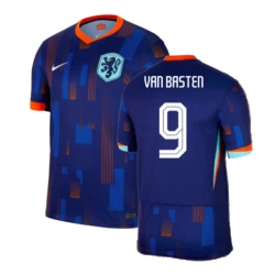 Van Basten #9 Niederlande Fußballtrikot EM 2024 Auswärtstrikot Herren