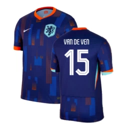 Van De Ven #15 Niederlande Fußballtrikot EM 2024 Auswärtstrikot Herren