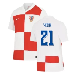 Vida #21 Kroatien Fußballtrikot EM 2024 Heimtrikot Herren