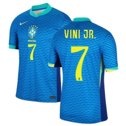 Vinicius Junior #7 Brasilien Fußballtrikot Copa America 2024 Auswärtstrikot Herren