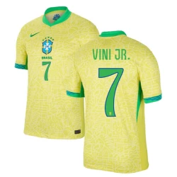 Vinicius Junior #7 Brasilien Fußballtrikot Copa America 2024 Heimtrikot Herren