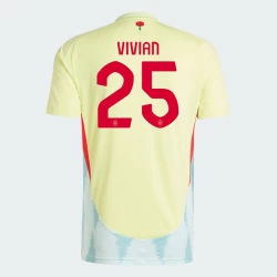 Vivian #25 Spanien Fußballtrikot EM 2024 Auswärtstrikot Herren