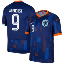 Weghorst #9 Niederlande Fußballtrikots EM 2024 Auswärtstrikot Herren