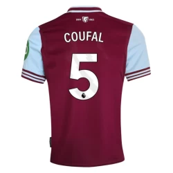 West Ham United Coufal #5 Fußballtrikot 2024-25 Heimtrikot Herren