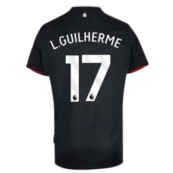 West Ham United Fußballtrikot 2024-25 L. Guilherme #17 Auswärtstrikot Herren