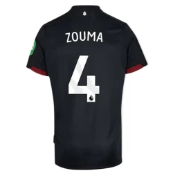 West Ham United Fußballtrikot 2024-25 Zouma #4 Auswärtstrikot Herren