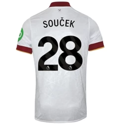 West Ham United Fußballtrikot Soucek #28 2024-25 Ausweichtrikot Herren