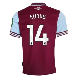 West Ham United Kudus #14 Fußballtrikot 2024-25 Heimtrikot Herren