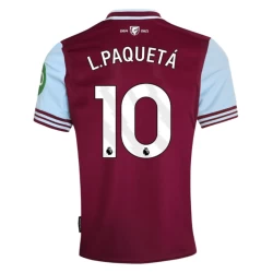 West Ham United L.Paqueta #10 Fußballtrikot 2024-25 Heimtrikot Herren