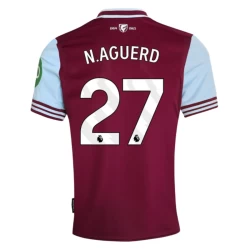 West Ham United N. Aguerd #27 Fußballtrikot 2024-25 Heimtrikot Herren