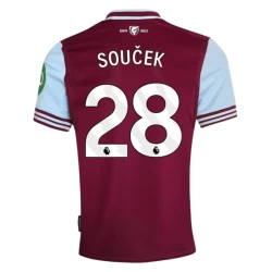 West Ham United Soucek #28 Fußballtrikot 2024-25 Heimtrikot Herren