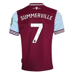 West Ham United Summerville #7 Fußballtrikot 2024-25 Heimtrikot Herren