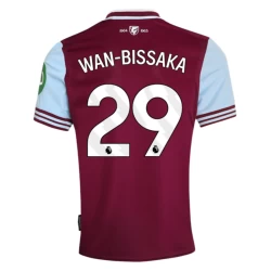 West Ham United Wan-bissaka #29 Fußballtrikot 2024-25 Heimtrikot Herren