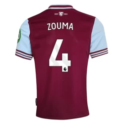 West Ham United Zouma #4 Fußballtrikot 2024-25 Heimtrikot Herren