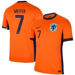 Wieffer #7 Niederlande Fußballtrikot EM 2024 Heimtrikot Herren