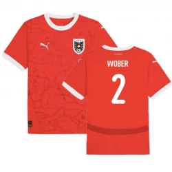 Wober #2 Österreich Fußballtrikots EM 2024 Heimtrikot Herren