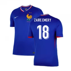 Zaire-emery #18 Frankreich Fußballtrikots EM 2024 Heimtrikot Herren