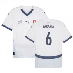 Zakaria #6 Schweiz Fußballtrikots EM 2024 Auswärtstrikot Herren